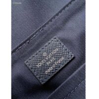 Louis Vuitton LV Unisex District PM Bag Blue Taiga Cowhide Leather M30969 (2)
