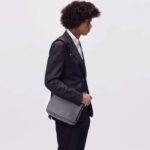 Louis Vuitton LV Unisex District PM Bag Grey Taiga Cowhide Leather M30851 - Image 11