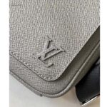 Louis Vuitton LV Unisex District PM Bag Grey Taiga Cowhide Leather M30851 - Image 7