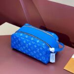 Louis Vuitton LV Unisex Dopp Kit Blue Monogram Coated Canvas M31037 - Image 3