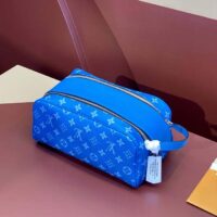 Louis Vuitton LV Unisex Dopp Kit Blue Monogram Coated Canvas M31037 (3)