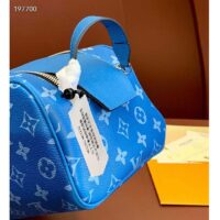 Louis Vuitton LV Unisex Dopp Kit Blue Monogram Coated Canvas M31037 (3)