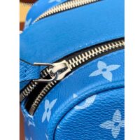 Louis Vuitton LV Unisex Dopp Kit Blue Monogram Coated Canvas M31037 (3)