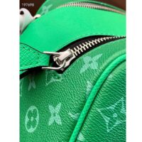 Louis Vuitton LV Unisex Dopp Kit Green Monogram Coated Canvas M31013 (9)