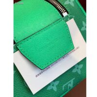 Louis Vuitton LV Unisex Dopp Kit Green Monogram Coated Canvas M31013 (9)