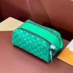Louis Vuitton LV Unisex Dopp Kit Green Monogram Coated Canvas M31013 - Image 2