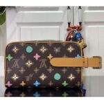 Louis Vuitton LV Unisex Dopp Kit Monogram Macassar Coated Canvas M47069 - Image 2