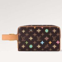 Louis Vuitton LV Unisex Dopp Kit Monogram Macassar Coated Canvas M47069 (7)