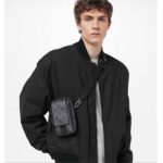 Louis Vuitton LV Unisex Double Phone Pouch NM Monogram Coated Canvas M81321 – Image 11