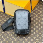 Louis Vuitton LV Unisex Double Phone Pouch NM Monogram Coated Canvas M81321 – Image 2