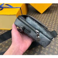 Louis Vuitton LV Unisex Double Phone Pouch NM Monogram Coated Canvas M81321 (6)