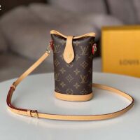 Louis Vuitton LV Unisex Fold Me Pouch Monogram Coated Canvas M80874 (7)