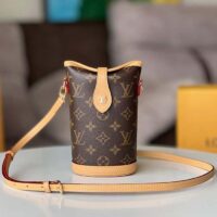 Louis Vuitton LV Unisex Fold Me Pouch Monogram Coated Canvas M80874 (7)