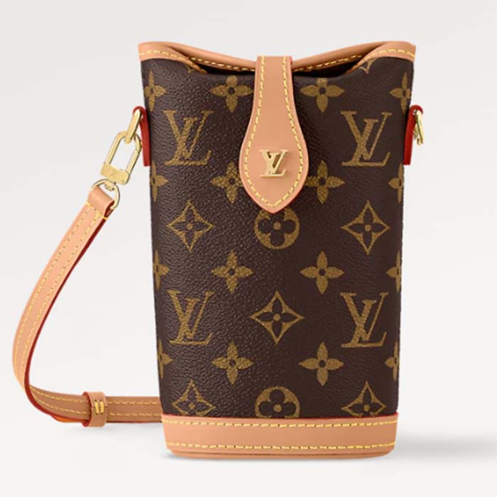 Louis Vuitton LV Unisex Fold Me Pouch Monogram Coated Canvas M80874