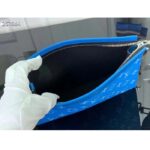 Louis Vuitton LV Unisex Gaston Wearable Wallet Blue Monogram Coated Canvas M83099 - Bild 6