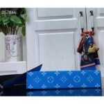 Louis Vuitton LV Unisex Gaston Wearable Wallet Blue Monogram Coated Canvas M83099 - Bild 5