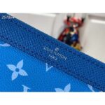 Louis Vuitton LV Unisex Gaston Wearable Wallet Blue Monogram Coated Canvas M83099 - Bild 8