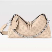 Louis Vuitton LV Unisex Hand It All PM Beige Mahina Calfskin M24114 (11)