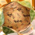 Louis Vuitton LV Unisex Keepall Bandoulière 50 Green Damier Golf Coated Canvas N40667 - immagine 10