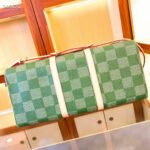 Louis Vuitton LV Unisex Keepall Bandoulière 50 Green Damier Golf Coated Canvas N40667 - immagine 7