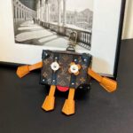 Louis Vuitton LV Unisex Mister Trunk Key Holder And Bag Charm M01201 - immagine 2
