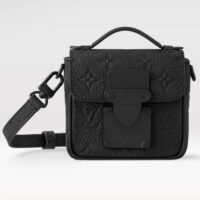 Louis Vuitton LV Unisex Pico S-Lock Black Taurillon Monogram Cowhide Leather M83148 (10)