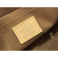 Louis Vuitton LV Unisex Pochette Tirette Monogram Coated Canvas M47123 (10)