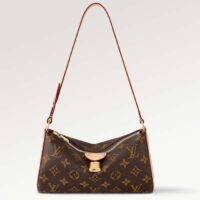 Louis Vuitton LV Unisex Pochette Tirette Monogram Coated Canvas M47123 (10)