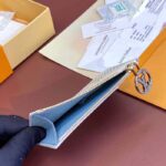 Louis Vuitton LV Unisex Romy Card Holder Green Damier Coated Canvas N40639 - immagine 10