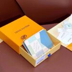 Louis Vuitton LV Unisex Romy Card Holder Green Damier Coated Canvas N40639 - immagine 6