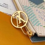 Louis Vuitton LV Unisex Romy Card Holder Green Damier Coated Canvas N40639 - immagine 9