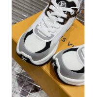 Louis Vuitton LV Unisex Run 55 Sneaker White Mix Materials 1AASDF (4)