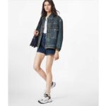 Louis Vuitton LV Unisex Run 55 Sneaker White Mix Materials 1AASDF - Image 11