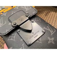 Louis Vuitton LV Unisex S-Lock Vertical Wearable Wallet Monogram Coated Canvas M82252 (9)