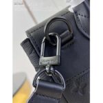 Louis Vuitton LV Unisex Steamer PM Bag Black Taurillon Monogram Cowhide Leather M24436 - Bild 9