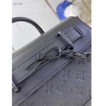 Louis Vuitton LV Unisex Steamer PM Bag Black Taurillon Monogram Cowhide Leather M24436 - Bild 8