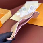 Louis Vuitton LV Unisex Victorine Wallet Peach Pink Damier Coated Canvas N40638 - Bild 6