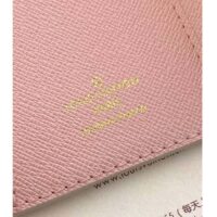 Louis Vuitton LV Unisex Victorine Wallet Peach Pink Damier Coated Canvas N40638 (2)