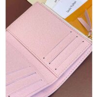 Louis Vuitton LV Unisex Victorine Wallet Peach Pink Damier Coated Canvas N40638 (2)