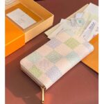 Louis Vuitton LV Unisex Zippy Wallet Pistachio Green Damier Coated Canvas N40748 – Bild 4