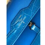Louis Vuitton LV Women Capucines BB Blue Brilliant Alligator Leather N91698 - Imagen 10