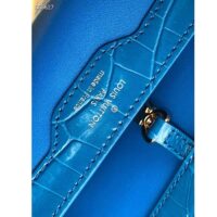 Louis Vuitton LV Women Capucines BB Blue Brilliant Alligator Leather N91698 (8)