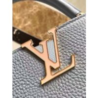 Louis Vuitton LV Women Capucines BB Ice Grey Taurillon Leather M23280 (1)