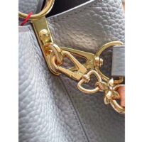 Louis Vuitton LV Women Capucines BB Ice Grey Taurillon Leather M23280 (1)