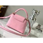 Louis Vuitton LV Women Capucines BB Pink Brilliant Alligator Leather N92679 - immagine 3