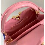 Louis Vuitton LV Women Capucines BB Pink Brilliant Alligator Leather N92679 - immagine 7