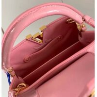 Louis Vuitton LV Women Capucines BB Pink Brilliant Alligator Leather N92679 (2)