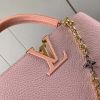 Louis Vuitton LV Women Capucines BB Pink Taurillon Leather M24120 (6)