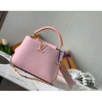 Louis Vuitton LV Women Capucines BB Pink Taurillon Leather M24120 (6)