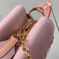 Louis Vuitton LV Women Capucines BB Pink Taurillon Leather M24120 (6)